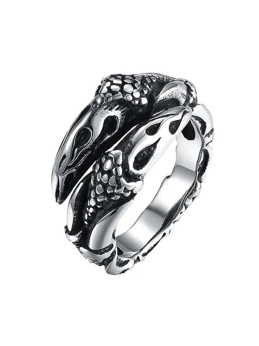 Retro Unique Double Claw Ring