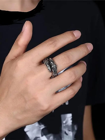 Retro Unique Double Claw Ring