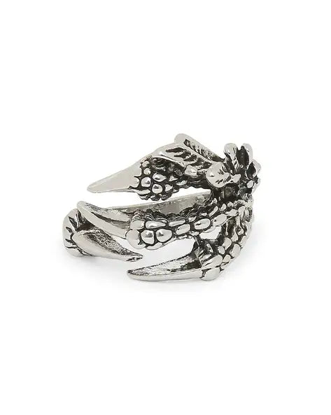 Silver Ring Dianosour Hand