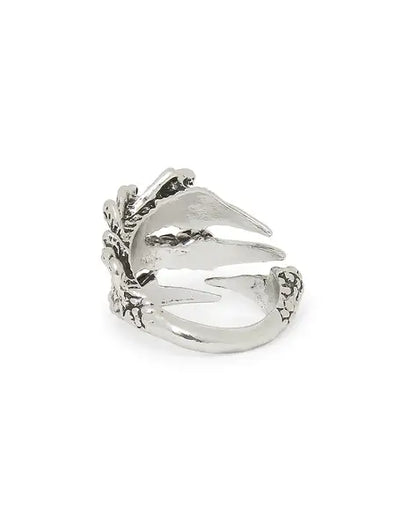 Silver Ring Dianosour Hand